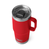 Yeti Rambler met stronghold deksel, reismok, 20 oz/591 ml, rescue red