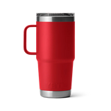 Yeti Rambler met stronghold deksel, reismok, 20 oz/591 ml, rescue red