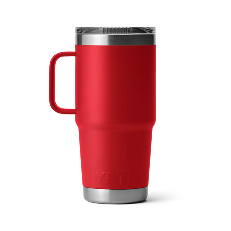 Yeti Rambler met stronghold deksel, reismok, 20 oz/591 ml, rescue red