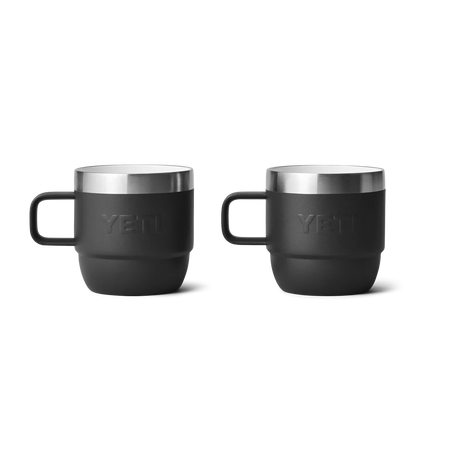 Yeti Rambler Mugs, stapelbaar, 6 oz/177 ml, black