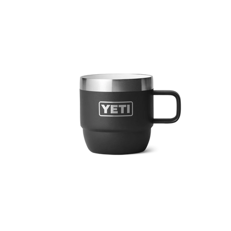 Yeti Rambler Mugs, stapelbaar, 6 oz/177 ml, black