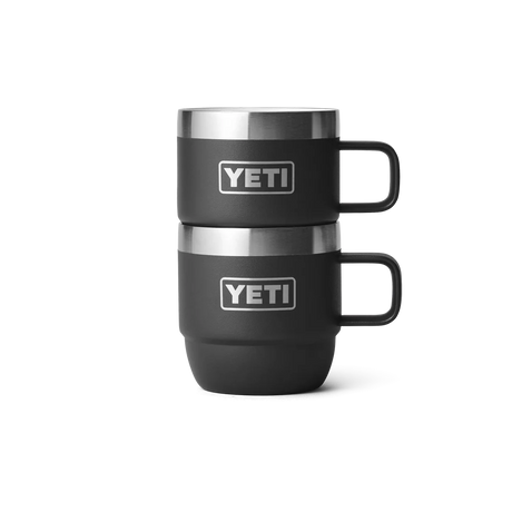 Yeti Rambler Mugs, stapelbaar, 6 oz/177 ml, black