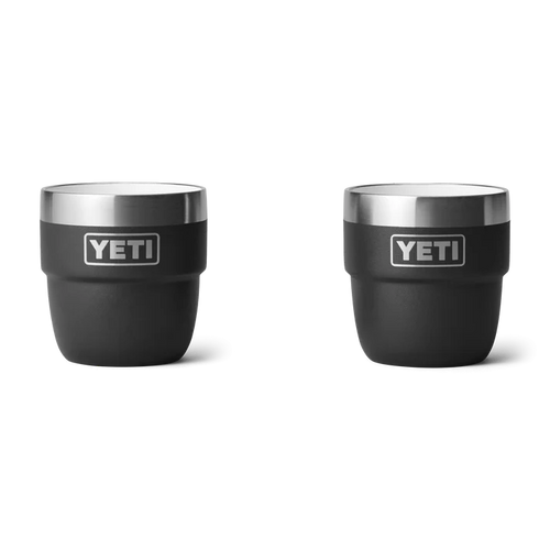 Yeti Espresso Cup 2 pk, stapelbare bekers, black