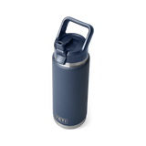 Yeti Rambler Straw Bottle, 26 oz/769 ml, navy