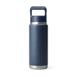 Yeti Rambler Straw Bottle, 26 oz/769 ml, navy