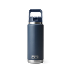 Yeti Rambler Straw Bottle, 26 oz/769 ml, navy