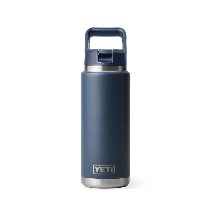 Yeti Rambler Straw Bottle, 26 oz/769 ml, navy