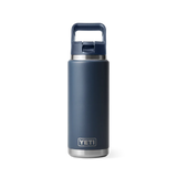Yeti Rambler Straw Bottle, 26 oz/769 ml, navy