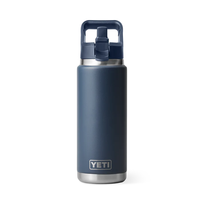 Yeti Rambler Straw Bottle, 26 oz/769 ml, navy