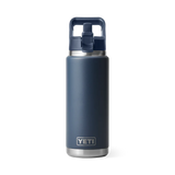 Yeti Rambler Straw Bottle, 26 oz/769 ml, navy