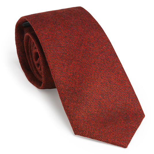 Laksen Celtic Tweed Tie, wine