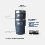 Yeti Rambler met magslider deksel, stapelbaar, 8 oz/236 ml, pampa green