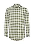 Jagdhund Bastian heren overhemd, green check