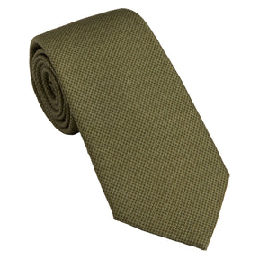 Houndstooth Tie Wool - Green