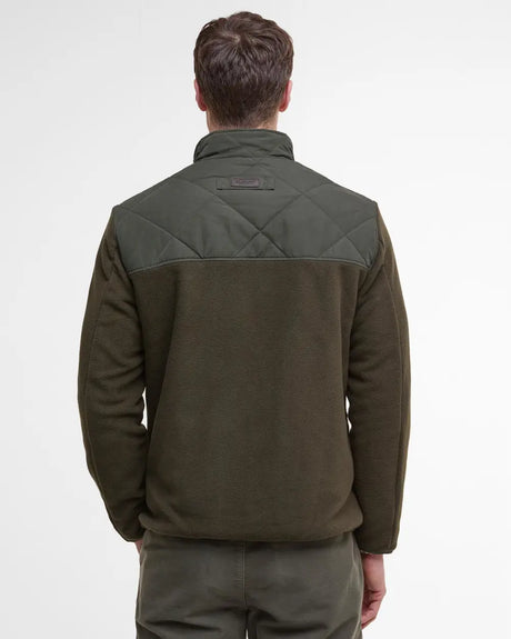 Barbour Hybrid Fleece Jacket, olive