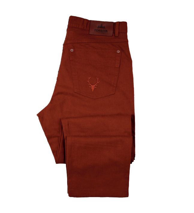 Foresta Jeans, stretch, cognac
