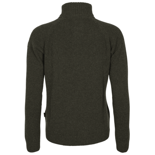 Pinewood Varnamo T Neck Sweater W, d.green mel