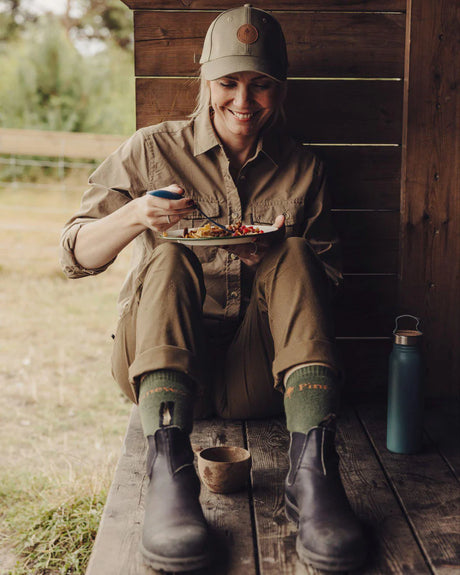 Pinewood Safari L/S Shirt Women, sandstone