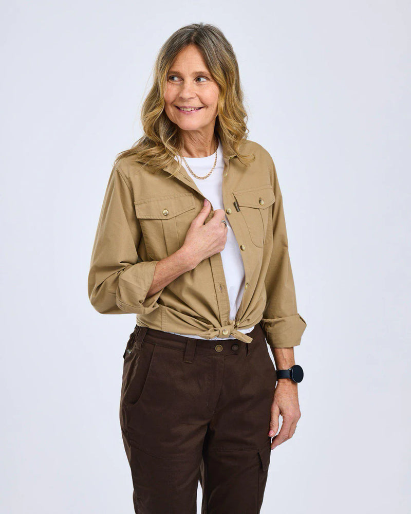 Afbeelding laden in Galerijviewer, Pinewood Safari L/S Shirt Women, sandstone
