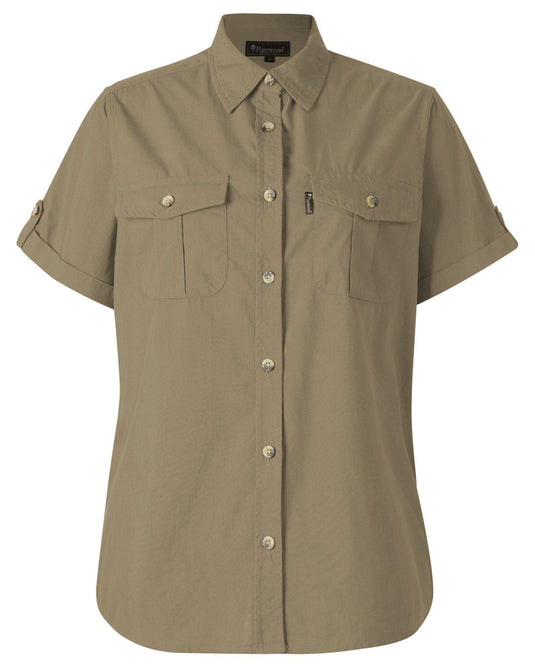 Pinewood Safari S/S Shirt, Sandstone