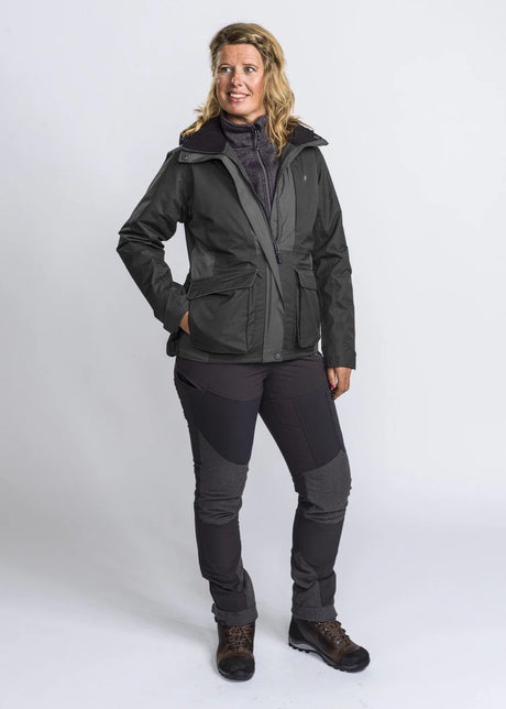 Pinewood Dog Sports 2.0 Jacket Women, black/dark anthracite