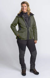 Pinewood Dog Sports 2.0 Jacket Women, moss green/black