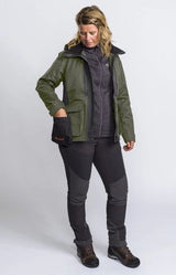 Pinewood Dog Sports 2.0 Jacket Women, moss green/black
