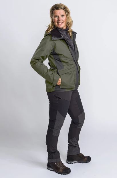 Pinewood Dog Sports 2.0 Jacket Women, moss green/black