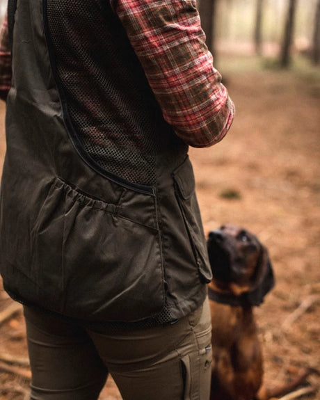 Pinewood Dog Sports Vest 2.0 Women, moss green