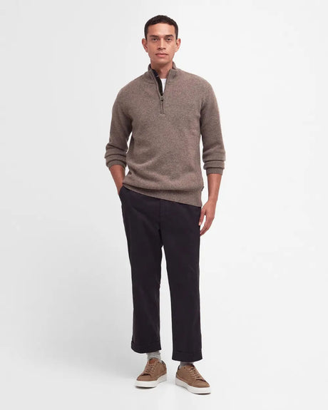 Barbour Holden Half Zip, military marl
