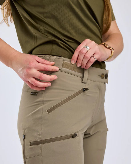 Pinewood Abisko Light Stretch Trousers W, mole brown