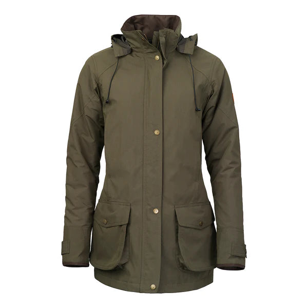 Afbeelding laden in Galerijviewer, Laksen Lady Marsh ISO Coat, olive
