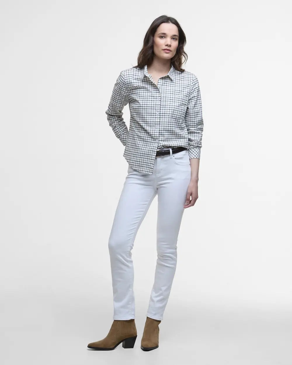Barbour Woodside Check Shirt, navy check