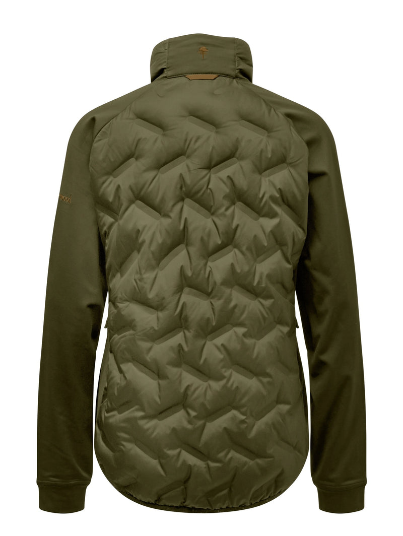 Afbeelding laden in Galerijviewer, Pinewood Abisko Insulation Hybrid Jacket W, olive green
