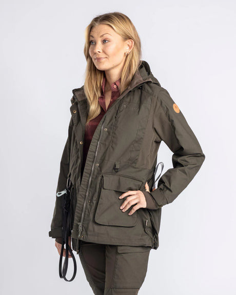 Pinewood Dog Sports Trainer Jacket W, moss green