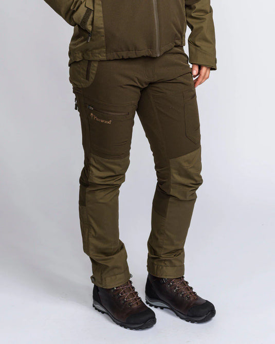 Pinewood Finnveden Hybrid Extreme Trousers W, d. olive/h. olive