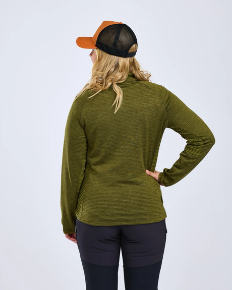 Pinewood Abisko Fleece Jacket Dames, Olive Green