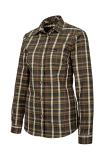 Jagdhund Frieda damesblouse, green check