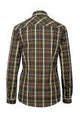 Jagdhund Frieda damesblouse, green check
