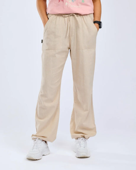 Pinewood Värnamo InsectSafe Hemp mix Trousers W, linen beige