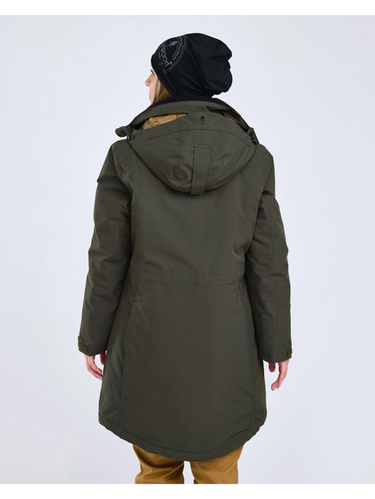 Pinewood Wilda Padded Parka W, moss green
