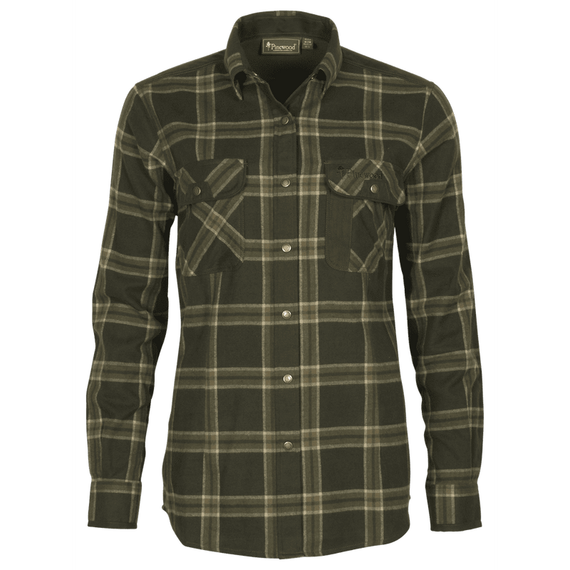 Laden Sie das Bild in Galerie -Viewer, Pinewood Prestwick Exclusive Shirt W, d.green/green
