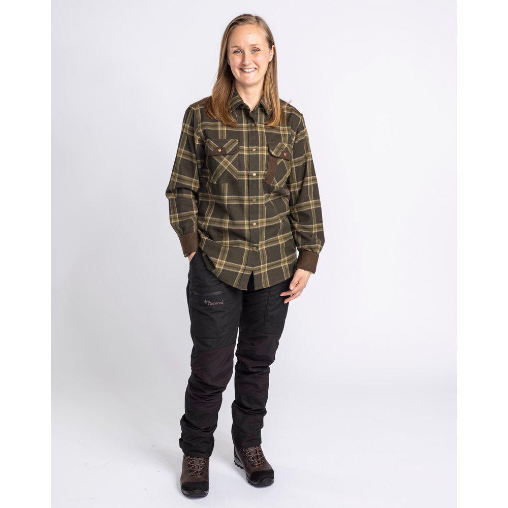 Pinewood Prestwick Exclusive Shirt W, dark green/green