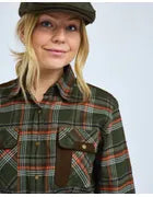 Pinewood Prestwick Exclusive Shirt W, green/burned orange