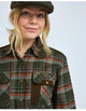 Pinewood Prestwick Exclusive Shirt W, green/burned orange