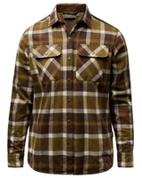 Pinewood Douglas Shirt W, olive green/cream white