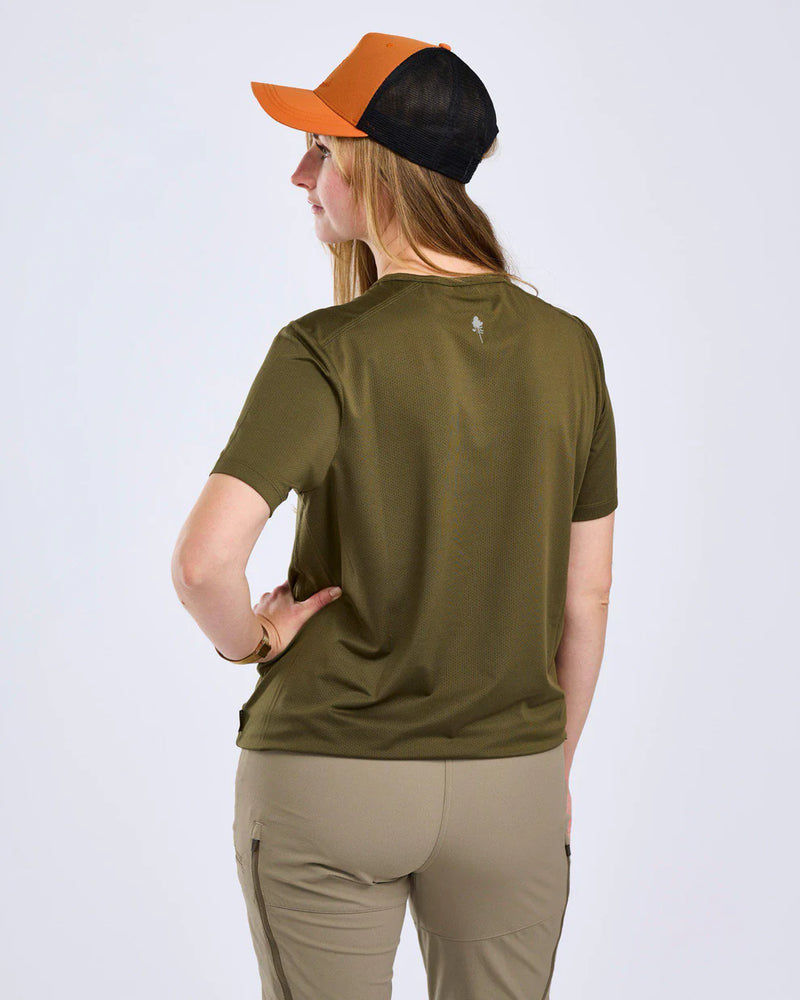 Afbeelding laden in Galerijviewer, Pinewood Function T-shirt W, moss green
