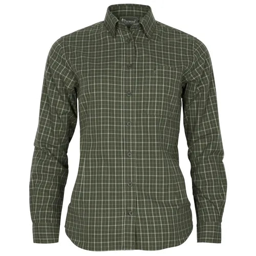 Afbeelding laden in Galerijviewer, Pinewood Nydala Grouse Shirt W, moss green
