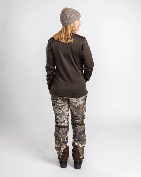 Pinewood Furudal/Frazer Active Power Fleece Women, dark mossgreen