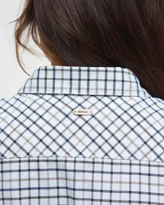 Barbour Woodside Check Shirt, navy check